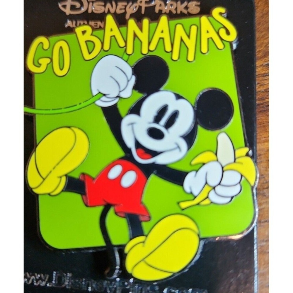 Disney Pin MICKEY MOUSE GO BANANAS 00092